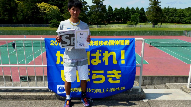 男子準優勝　鈴木選手